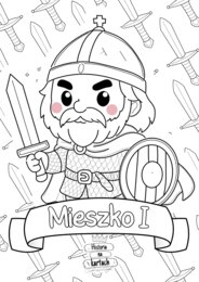 Historia dla najmłodszych. Kolorowanki i łamigłówki z bohaterami Polski.