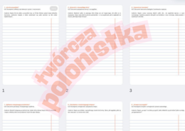 ZESTAW ĆWICZEŃ Z KREATYWNEGO PISANIA