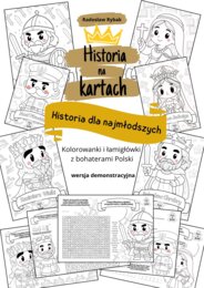 Historia dla najmłodszych. Kolorowanki i łamigłówki z bohaterami Polski.
