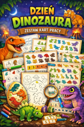 Dzień Dinozaura - karty pracy