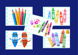 DZIEŃ KREDKI – PUZZLE – biblioteka – świetlica – przedszkole – 10 wersji