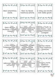 Zadania do kalendarza adwentowego