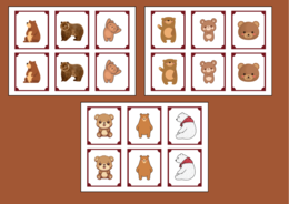 DZIEŃ NIEDŹWIEDZIA – memory – 36 szt. – biblioteka – świetlica – przedszkole