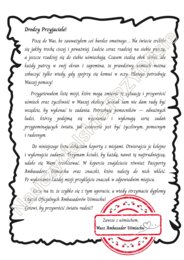 Gra Fabularna dla całej grupy/ klasy/ szkoły/ przedszkola "Misja: Ambasador Uśmiechu" np. na Dzień Życzliwości i Pozdrowień