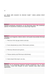 Karta pracy "Quo vadis " - krytyczne czytanie