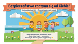 Tydzień dla Bezpieczeństwa MEN – prezentacja edukacyjna o bezpieczeństwie przed wakacjami