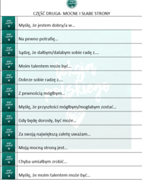 KLASOWA INTEGRACJA- ZESTAW ZDAŃ DO DOKOŃCZENIA