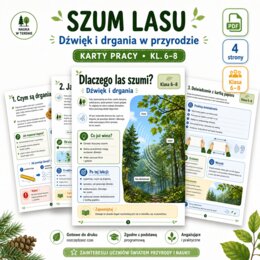 Dlaczego las szumi? Dźwięk i drgania