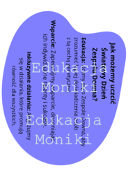 Światowy Dzień Osób z Zespołem Downa; Dzień kolorowej Skarpetki - gazetka