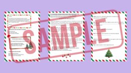 Egzamin 8-klasisty – CHRISTMAS BUNDLE 3 w  1 Świąteczne zestawy arkuszy do E8: reakcje, dialogi, czytanie, dopasowania, luki, transformacje, writing + klucz odpowiedzi! (Poziom A2–B1, Christmas Edition)