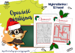 Opowieść wigilijna. Ebenezer Scrooge. Wykreślanka. Egzamin ósmoklasisty. Lektury obowiązkowe