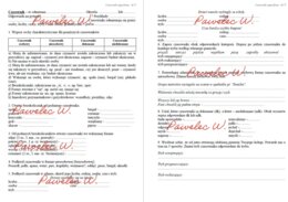 CZASOWNIK i jego formy - sprawdzian, karta pracy, kl. 5 bezokolicznik + odpowiedzi