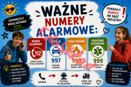 🌞 Bezpieczne Wakacje — nowoczesne plakaty edukacyjne na gazetkę szkolną 🌊🚴⛰️📱