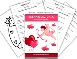 Scenariusz na Dzień Walentynek. Walentynki dla przedszkolaków + BONUS kolorowanki