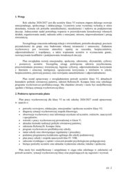 PLAN PRACY WYCHOWAWCZEJ dla klasy VI na rok szkolny 2026/2027