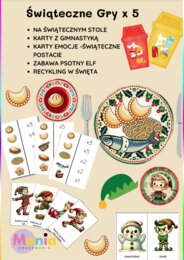 5 Gier Świątecznych Mania Drukowania- Boże Narodzenie