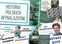 Historia Polskich Wynalazców: Prezentacja multimedialna, 33 slajdy