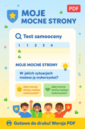 „Moje mocne strony” – Karta pracy