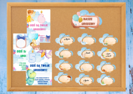 Na rozpoczęcie roku dekoracje- pakiet chmurki