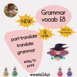 E8 grammar vocabulary ebook