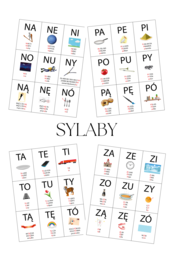 Sylaby - plansze do nauki czytania metodą sylabową