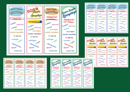 DZIEŃ JĘZYKA OJCZYSTEGO – zakładki do książek – zakładka – wersja 2