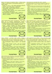 List formalny matura