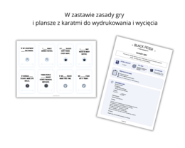 Drugi tryb warunkowy Second Conditional  Game Gra Black Peter Czarny Pioruś
