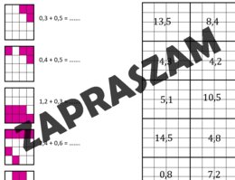 Kodowanie - dodawanie ułamków dziesiętnych
