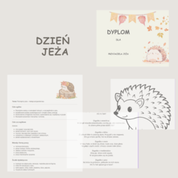 Scenariusz zajęć - Dzień Jeża