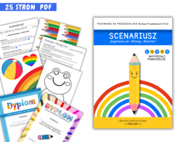 Scenariusz Pasowania na Przedszkolaka: „Wyprawa do Krainy Kolorów” plus BONUS – Materiały Pomocnicze.