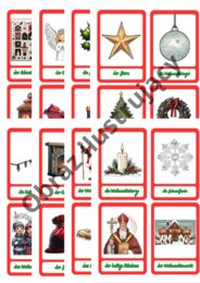 Weihnachten - Flashcards