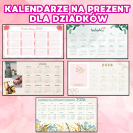 KALENDARZE DLA DZIADKÓW NA PREZENT 2026