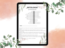 Krzyżówka - "Mitologia" cz. I Grecja Jan Parandowski - antyk