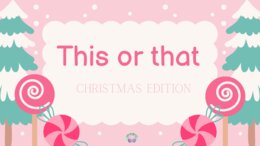 🎄 This or That – Christmas Edition: świąteczna konwersacja po angielsku! 🎁✨święta, Boże Narodzenie, konwersacje, mówienie po angielsku, this or that, grudniowe lekcje, integracja, zabawa, speaking, argumentacja, klimat świąt.Christmas, this or that, Engl