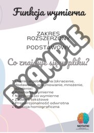 Funkcja wymierna - matura matematyka - podstawa i roszerzenie