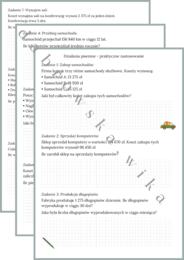Działania pisemne - praktyczne zastosowanie