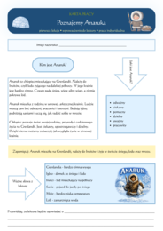Karta pracy „Poznajemy Anaruka”