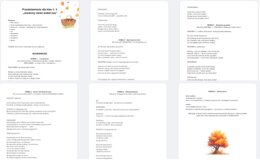 Scenariusz jesiennego przedstawienia dla uczniów kl. 1 - 3