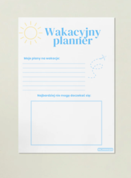 Czytelnicze BINGO (wersja wakacyjna) & planner