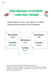 Gdy usłyszysz, to powiedz (Ja mam, kto ma)