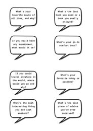 Speaking Questions Beginner