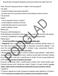 Konspekt zajęć rozwijających kompetencje emocjonalno-społeczne z dodatkami