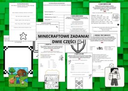 Dwie części Minecraftowych zadań!