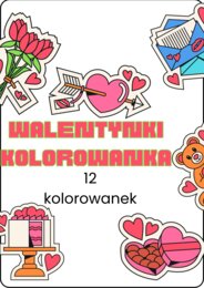 Walentynki kolorowanka