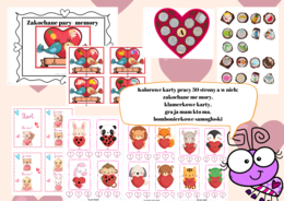 Walentynkowa Paczka - materiały walentynkowe