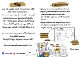 Władcy Polski i ich granice - zestaw 8 arkuszy z wizerunkami władców Polski wraz z ówczesnymi granicami