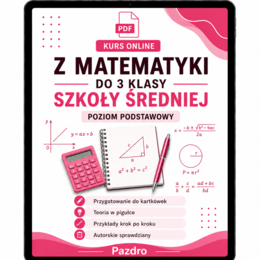 Kurs online z matematyki do 3 klasy - Pazdro 3P