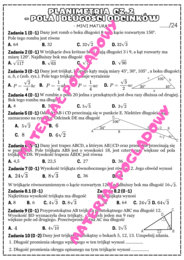 MINI MATURA - PLANIMETRIA cz.2 (pola i odcinki)