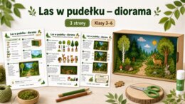 Las w pudełku — diorama